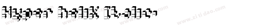 Hyper heliX Italic字体转换